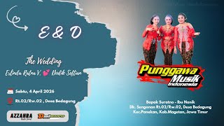 Live!! Pernikahan “ERLINDA & DODIK” | Cs. PUNGGAWA Musik - AZZAHRA Pro Audio . Bedagung