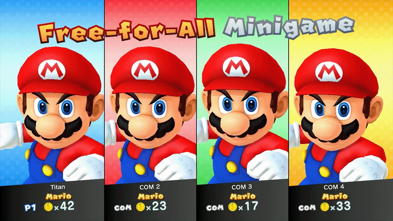 Mario Party 10 - Mario vs Mario vs Mario vs Mario - Amiibo Party (Donkey Kong Board)