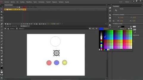 Tutorial como manipular un objeto con la funcion mouse en Adobe Flash