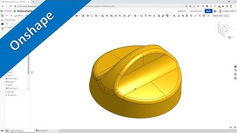Drehschalter - Rotary Switch - Onshape Training - Surfaces