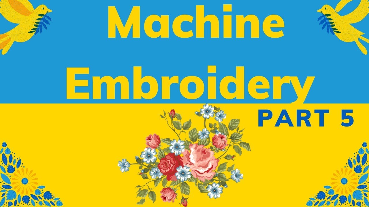 Usha Dream maker 120 Machine Embroidery Stitches Part 5 YouTube