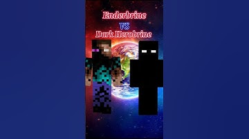Black Herobrine V/S Enderbrine🔥 #minecraft #shorts #shortsfeed