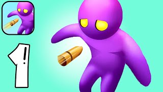 BULLET MAN 3D - Walkthrough Gameplay Part 1 : Tutorial Using Guns to Shoot (Android,iOS) screenshot 5