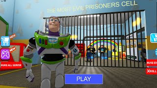 Buzz Lightyear Barrys Prison Run Obby New Update - Roblox All Bosses Battle Full Game 