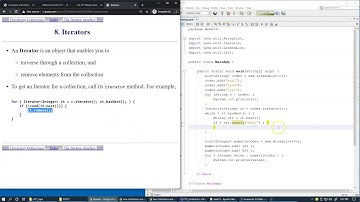 13.5 Iterator loop to remove elements from a collection
