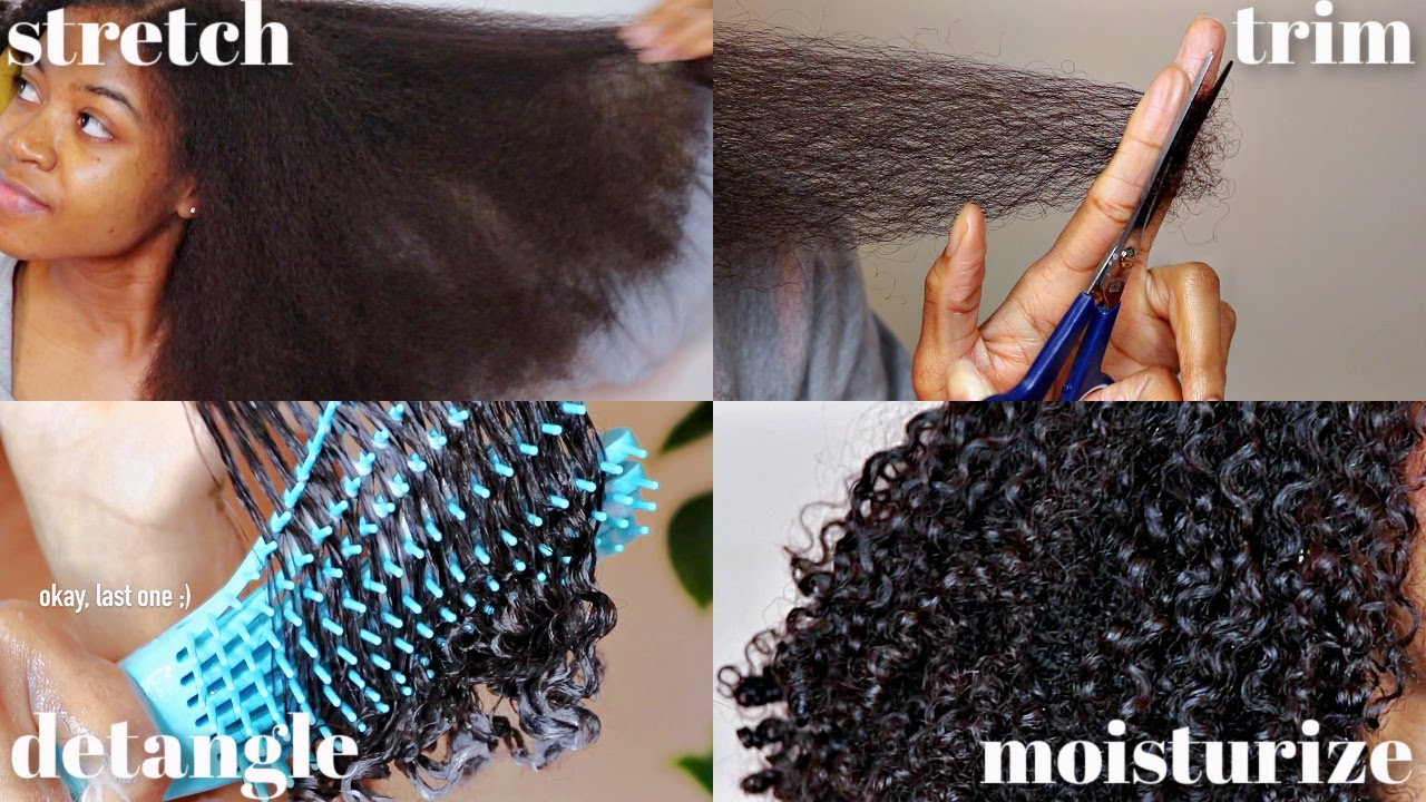 Natural Hair RESET Routine For Health Growth Repairing Damage trim