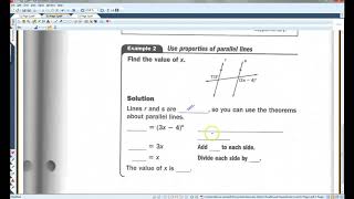 3 2 Use Parallel Lines and Transversals