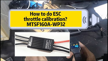 How to do ESC Throttle Calibration -- MTSF160A-WP32 Maytech Efoil 160A Fully Waterproof ESC