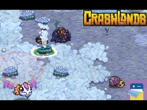 Crashlands: Tundra, Guysirs, Snurbs, Smashblossom, Flying! iOS iPad Air 2 Gameplay