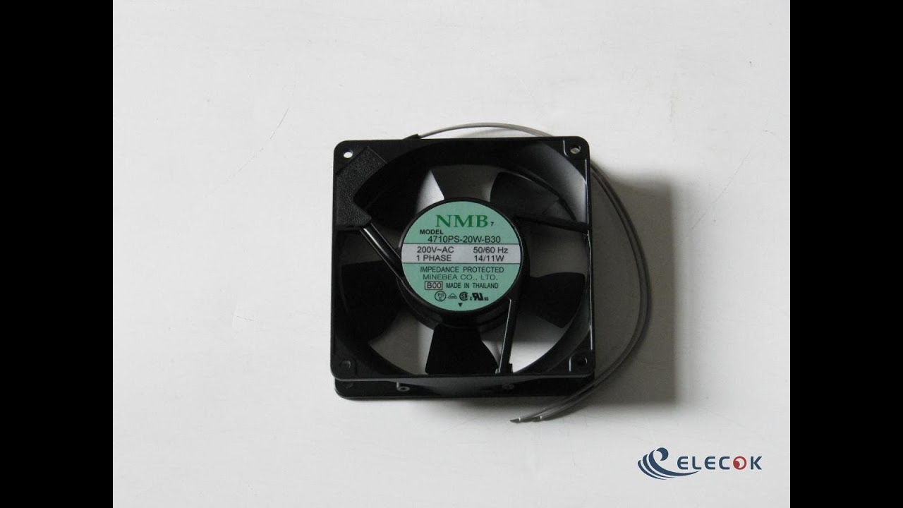 NMB 4710PS-20W-B30 200V 14/11W 2線冷却ファン