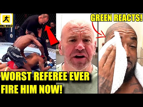 MMA Community GOES OFF on the HORRIBLE STOPPAGE in Bobby Green vs Jalin Turner,Dana White reacts,UFC
