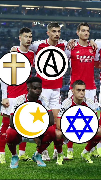 Arsenal players religions #shorts  #football #messi #arsenal