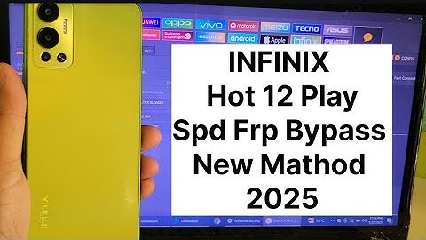 Infinix Hot 12 Spd Frp Bypass Unlocktools 2025