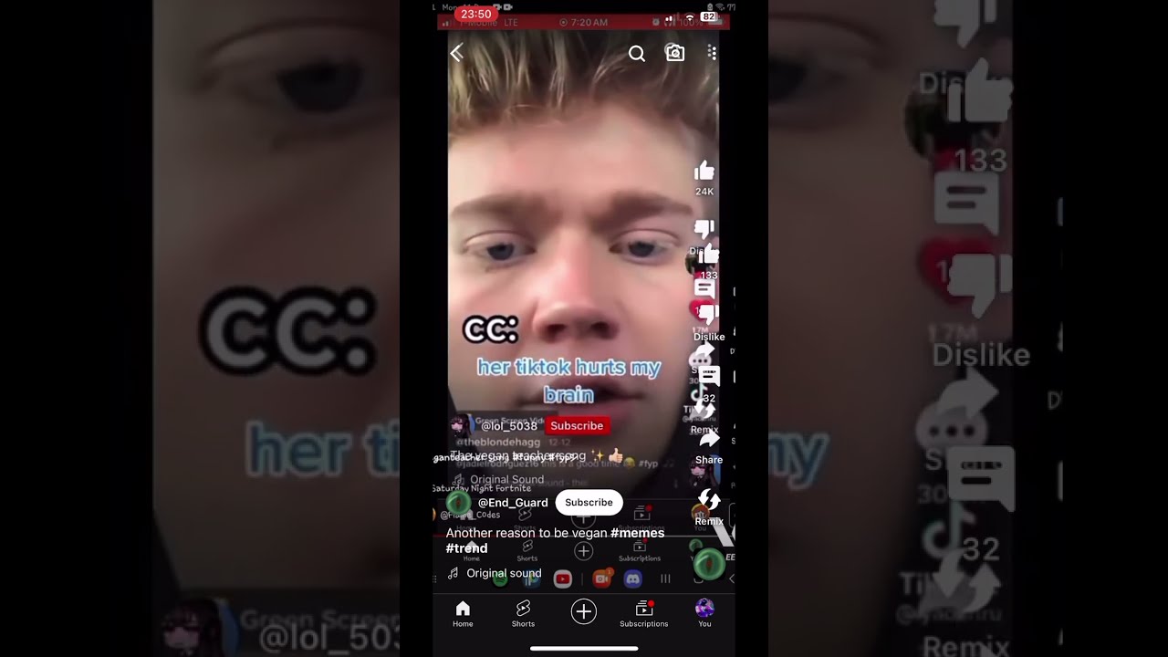 Another Reason To Be Vegan Trend Meme Tiktok