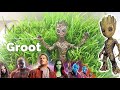 Making Groot from The Guardians of the Galaxy out of polymer clay. Лепим Грута из глины