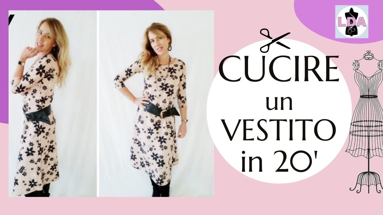 Cucire Un Vestito Senza Cartamodello Youtube