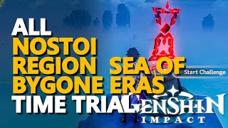 All Nostoi Region Sea of Bygone Eras Time Trial Challenges Genshin Impact