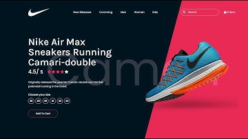 Nike Shoes Store Website Design Using HTML and CSS and JavaScript