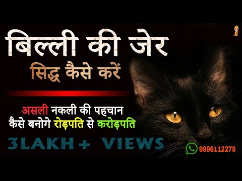 बिल्ली की जेर को कैसे सिद्ध करें । How To Use Cat&rsquo;s Naval Chord । Om Namoh Narayan