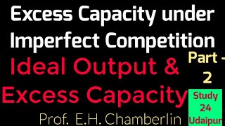 Excess Capacity under Monopolistic (Imperfect) Competition #Chamberlin_Monopolistic_competition