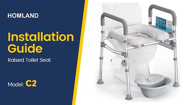 How to Install Raised Toilet Seat (Model: C2)