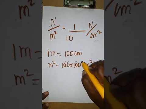 N/m2 to N/mm2