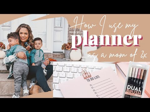 How I use my planner as a Mom of toddlers