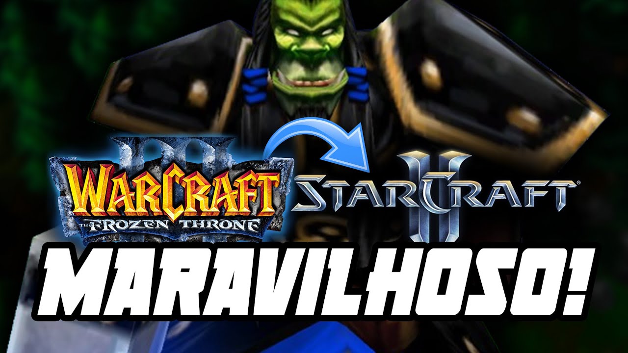 WARCRAFT 3 NO STARCRAFT 2!!! Azeroth Reborn, mod incrível do SC2! WC3 ...