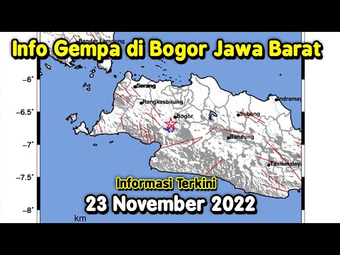 Info Gempa 3,1 Magnitudo di Bogor 23 November 2023 | Informasi Terkini BMKG