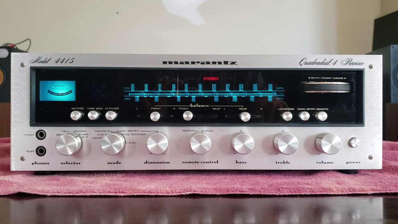 MARANTZ 4415, KEF CARINA II YouTube