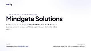 Mindgate Solutions case study video thumbnail
