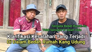 Klarifikasi Kesalahan Di Dalam Pembangunan Rumah Kang Udung