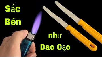 Chỉ Cần Sử Dụng Bật Lửa Mài Dao / Sắc Bén Như Dao Cạo Trong 1 Phút