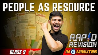 People as Resource | 10 Minutes Rapid Revision | Class 9 Economics