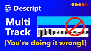How to Correctly Assemble Multi-track Sequence in Descript