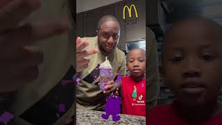 New McDonalds Grimace Shake💜💜#asmr #shorts #viral #mcdonalds #birthday
