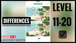 Cari dan Temukan Perbedaan || Differences Level 11-20 || Easybrain Ltd || Completed ✅ screenshot 4