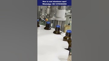 How to seal aluminum caps??? ROPP capping machine