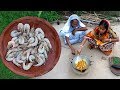 PRAWN MASHALA CURRY !!! Delicious Bagda Chingri Prepared by Our Grandmother in Village Style