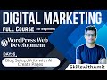 Class 6 | WordPress Blog Setup for Beginners | Live Domain Hosting Integration + Write with AI&quot;