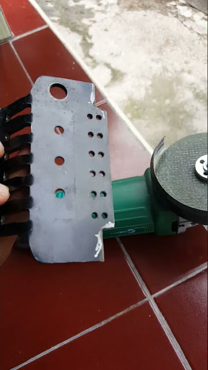 Modification Tremolo Plate with Grinder because not Updown Well