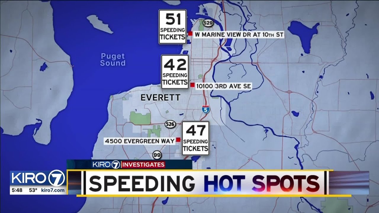 KIRO 7 Investigates: Speeding ticket hot spots