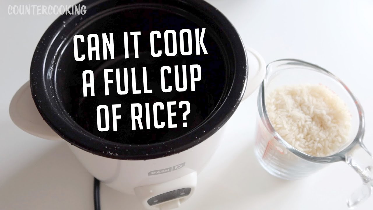 Dash Mini Rice Cookers fit nicely on the countertop and are now