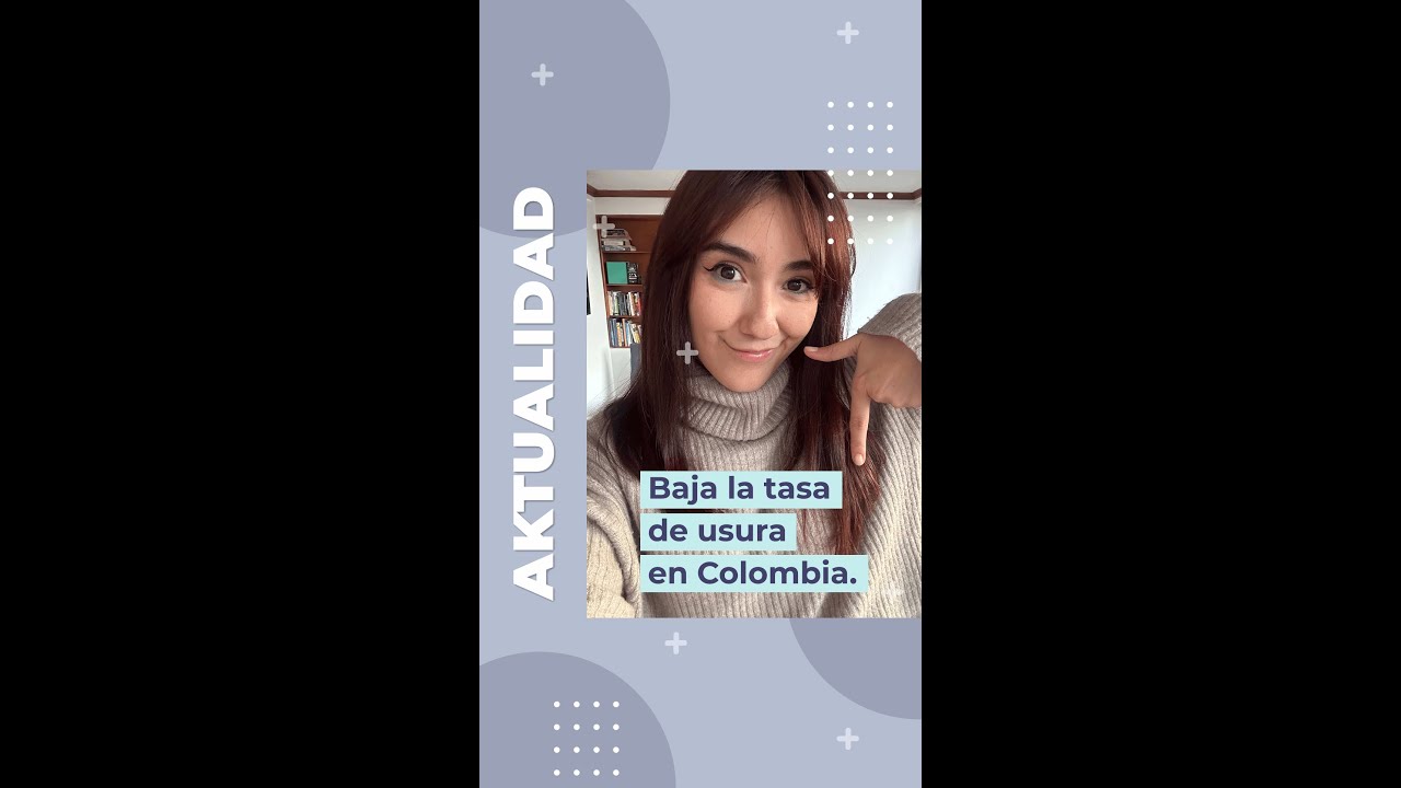 Baja la tasa de usura en Colombia - Aktualidad - YouTube