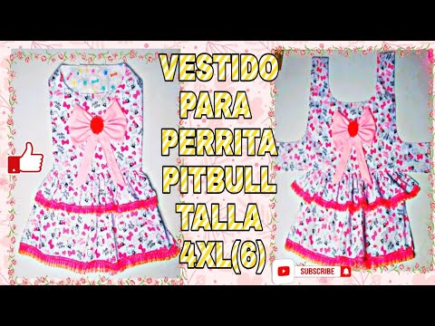 VESTIDO PARA PERRITA PITBULL