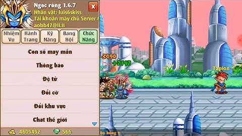 Ngọc rồng online : chủ tịch mở skill 2 cho đệ tử... và cái kết