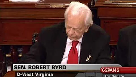 Senator Robert Byrd on Congressional Service