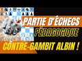 Contre gambit albin  une dame bien trop aventureuse