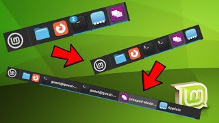 How To Separate Panel / Taskbar Icons - Linux Mint Cinnamon Desktop (2025)