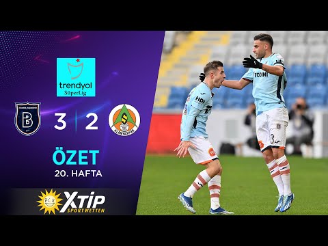 Merkur-Sports | M. Başakşehir (3-2) C. Alanyaspor - Highlights/Özet | Trendyol Süper Lig - 2023/24